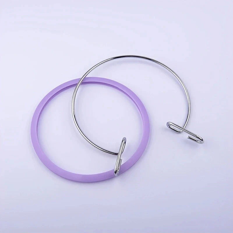 7.25" Adjustable Plastic Embroidery Hoop for Cross Stitch DIY