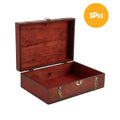 Vintage Wooden Jewelry Box – Pirate Treasure Organizer
