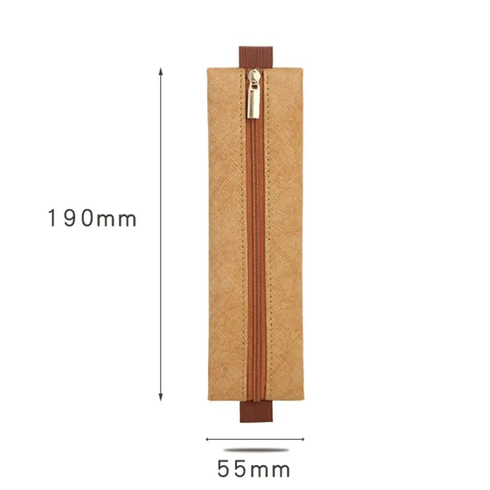 Tyvek Pen Bag Elastic Buckle Large Capacity Portable Pen Holder