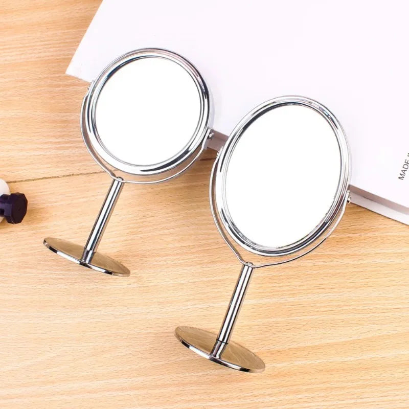 3-Inch Double Sided Rotating Desktop Vanity Makeup Mirror