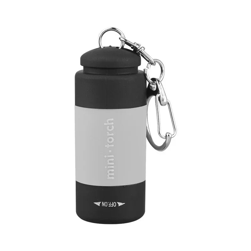 USB Rechargeable LED Keychain Flashlight – Waterproof Pocket Torch