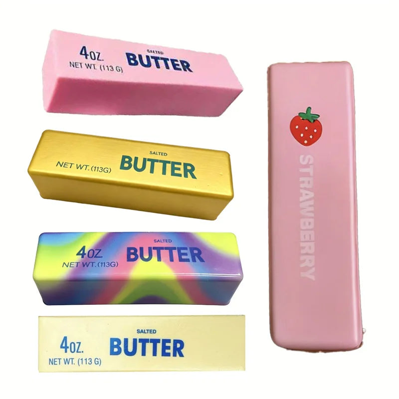 Butter Cheese Stick Squishy Fidget Toy – Soft PU Squeeze