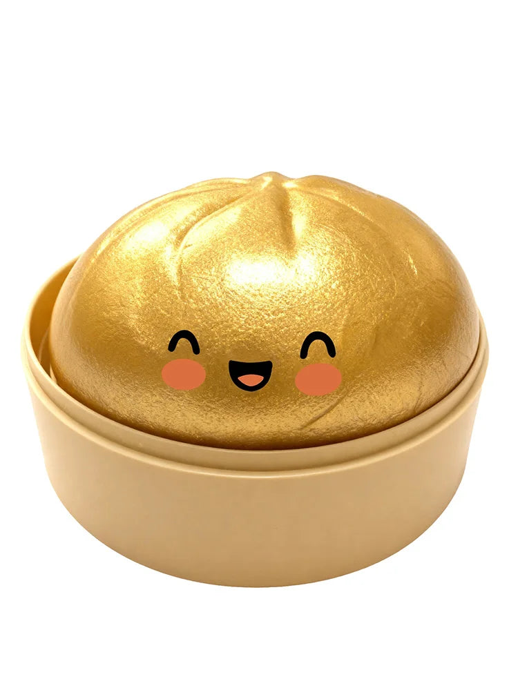 Steamer Bun Squishy Slow Rising Squeeze Toy | Desk Ornament