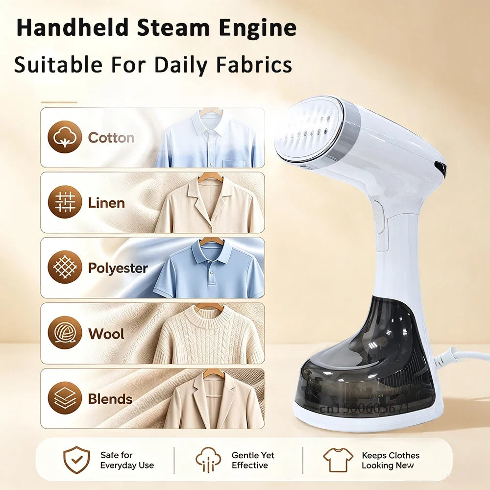 Raugee 1650W Handheld Garment Steamer – Foldable Portable