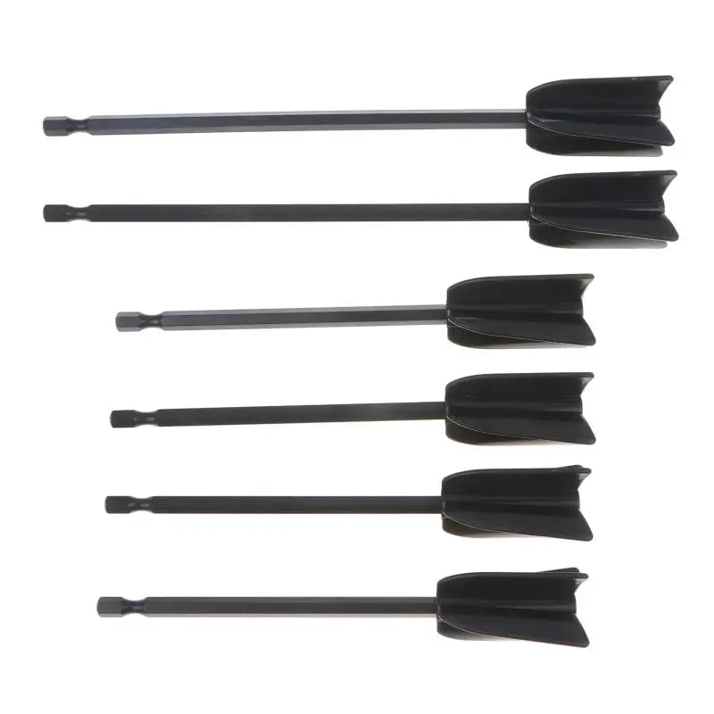 6-Pack Drill Paint Mixer Rods for Epoxy Resin, Putty & Paint