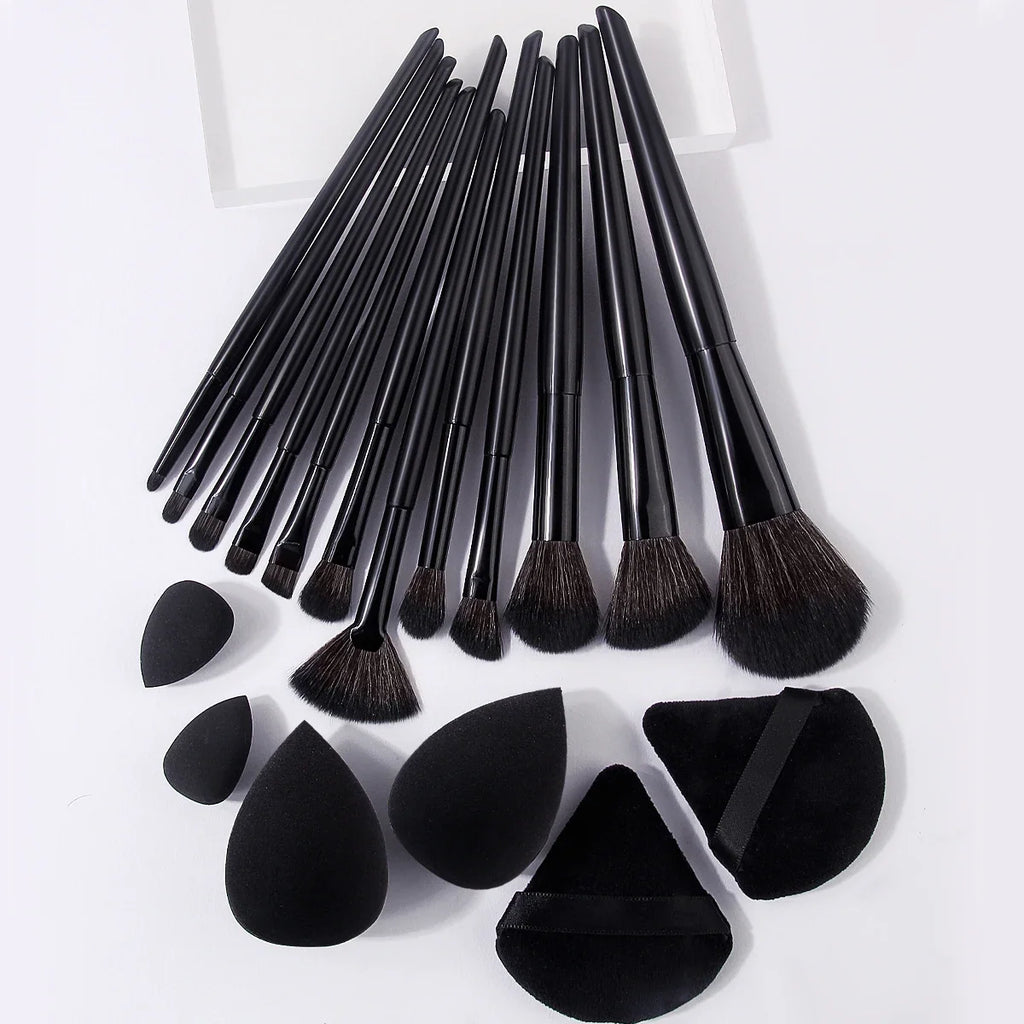 Professional Makeup Brush & Sponge Set – 6/12/18 Pcs