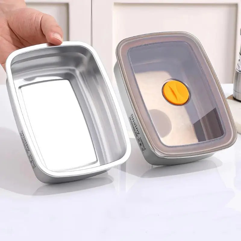 Stainless Steel Leakproof Lunch Box 600/1000/1500ml Food Container