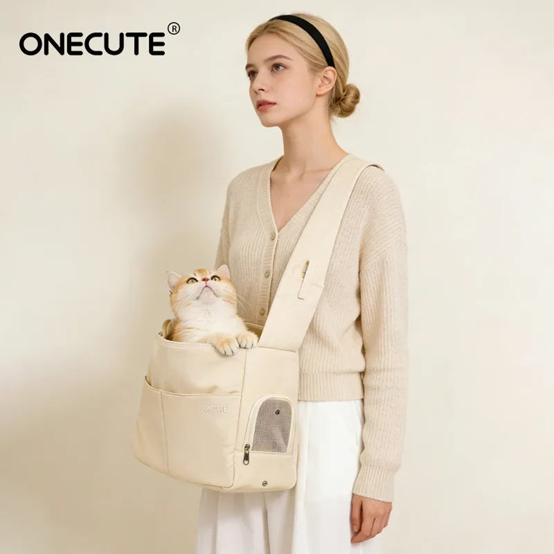 ONECUTE Pet Carrier Sling Bag for Small Dogs & Cats