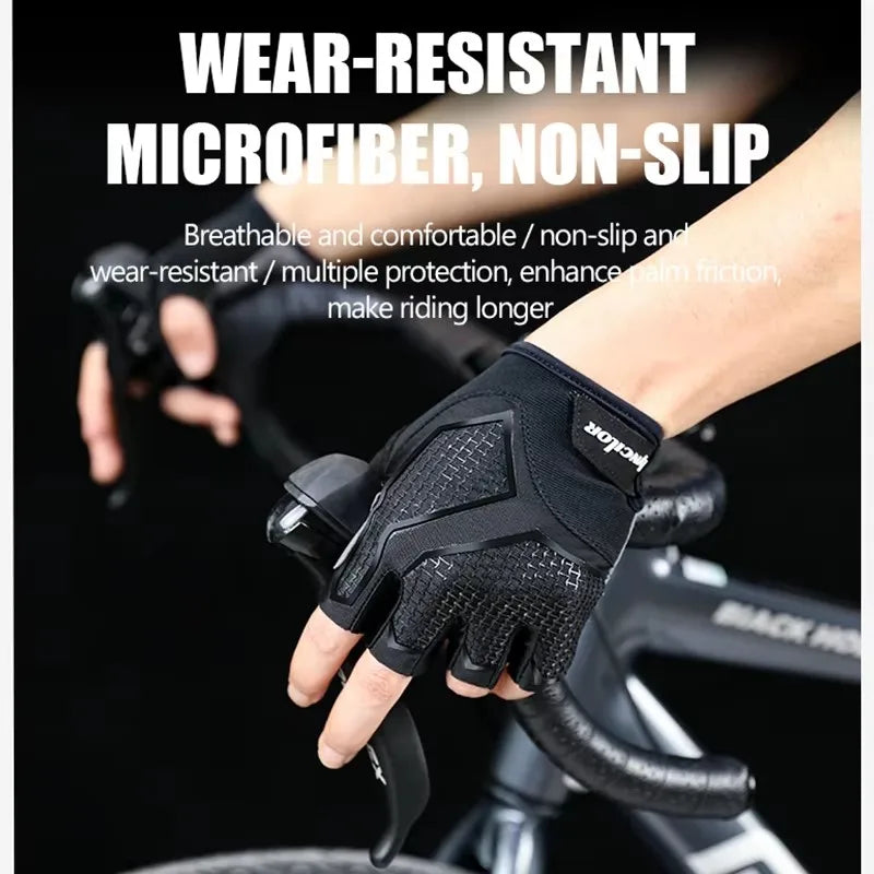 Nixie Half-Finger Cycling Gloves – Shock-Absorbing Silicone