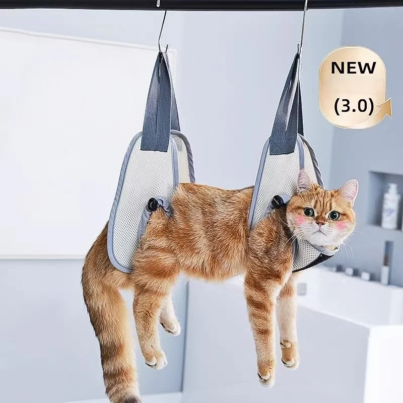 Adjustable Pet Grooming Hammock for Cats & Dogs | Nixie