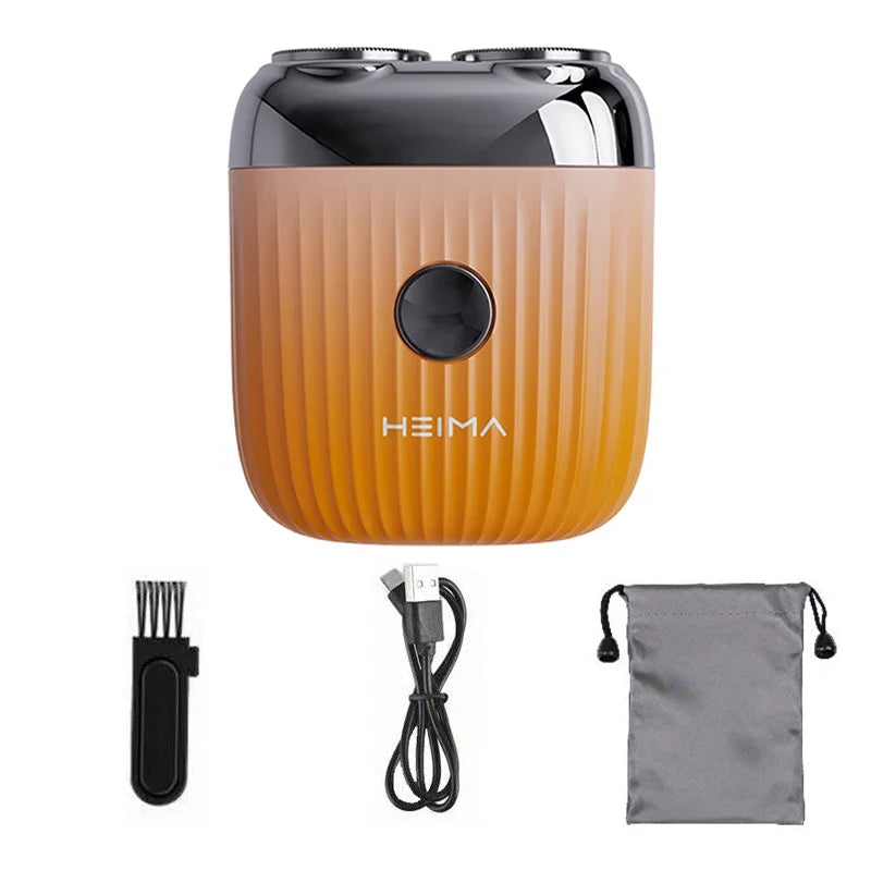 Rechargeable Electric Shaver – Portable Zinc Alloy Beard Razor