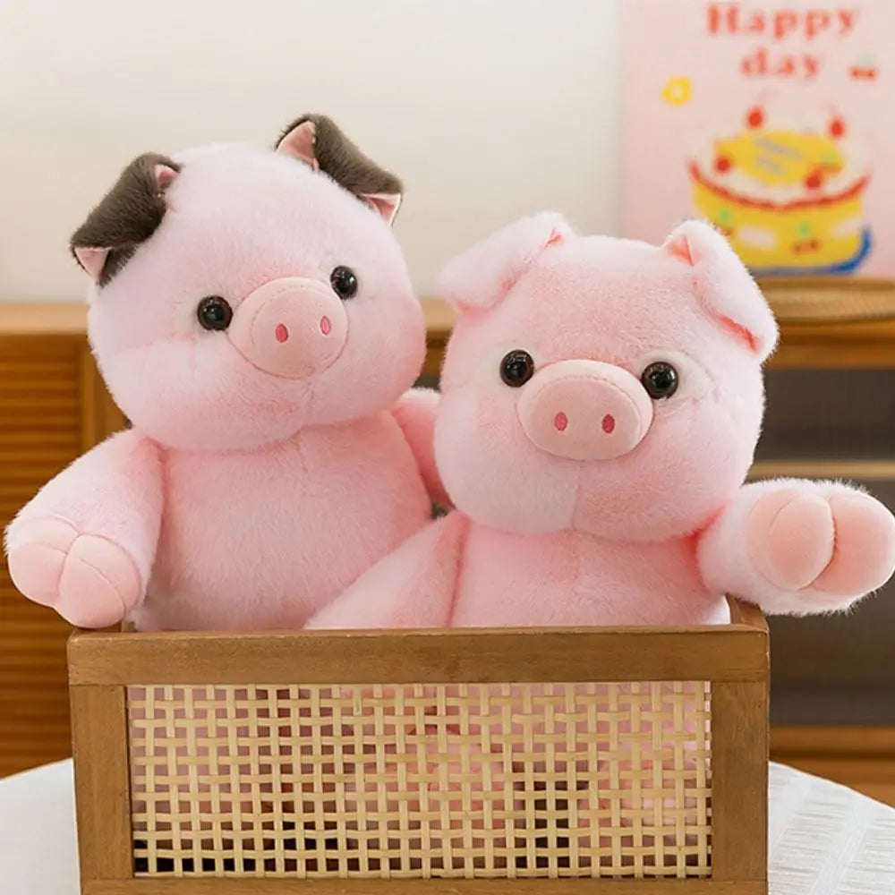 Soft Pig Stuffed Animal Plush Pillow – Cute 17.7" Hugging Toy