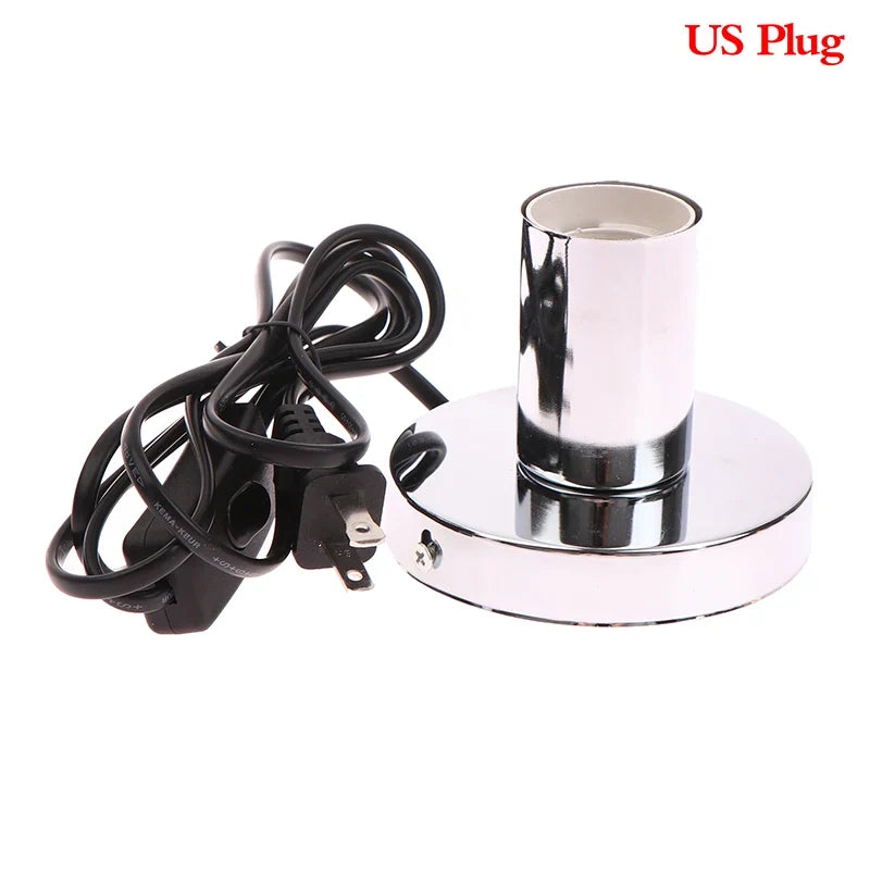 Retro E27 Metal Desktop Lamp Base – Bar, Café & Home Décor