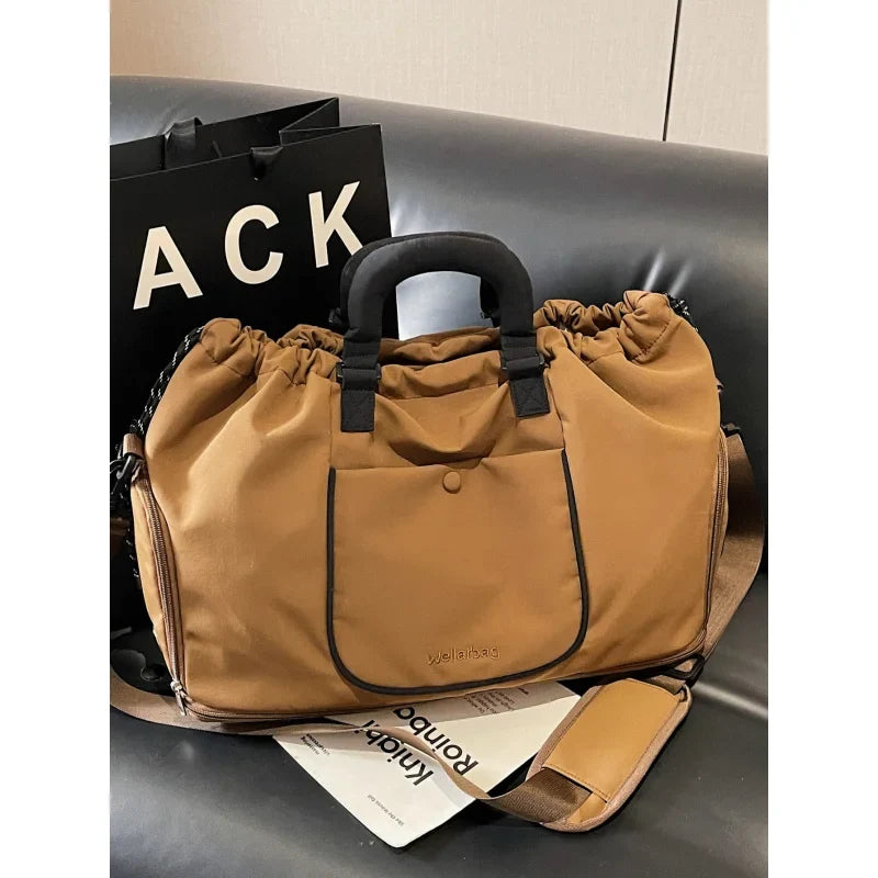 Nixie Large Travel Tote Bag – Expandable Gym & Weekend Bag