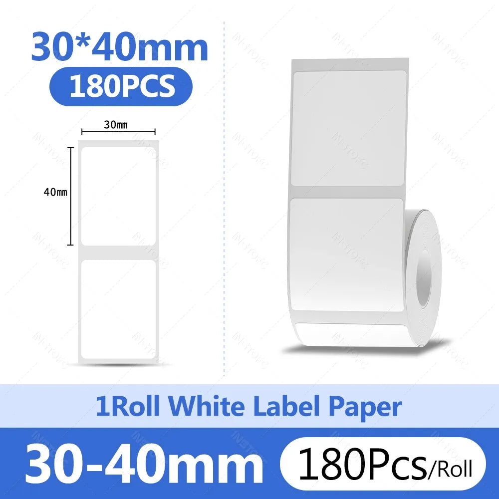 Niimbot Thermal Label Paper Round White 20-50mm | B1 B21 B203
