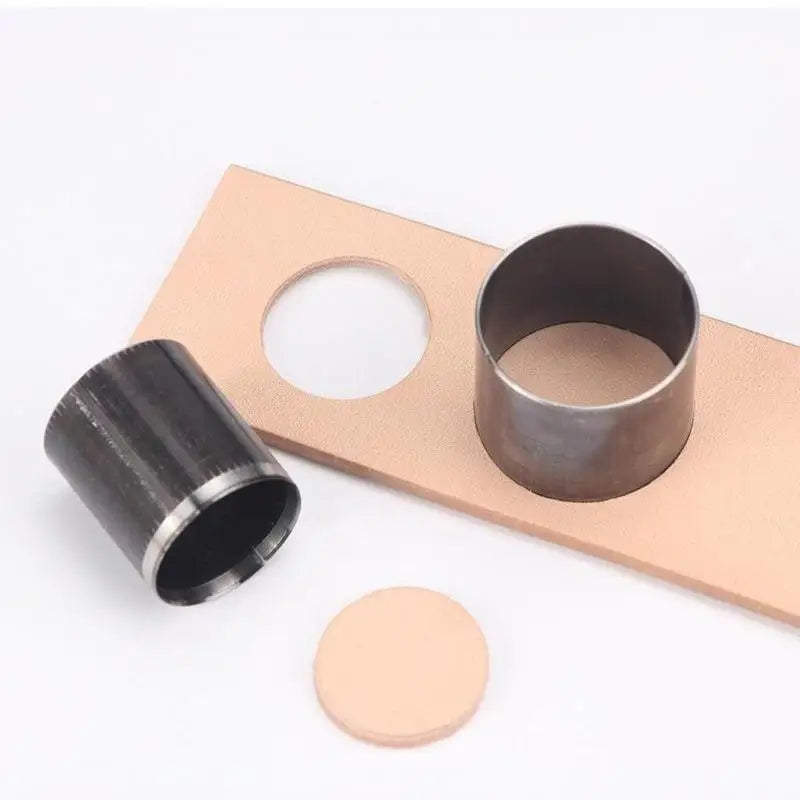 7-Piece Round Leather Punch Die Set – Carbon Steel Cutter 20–50mm