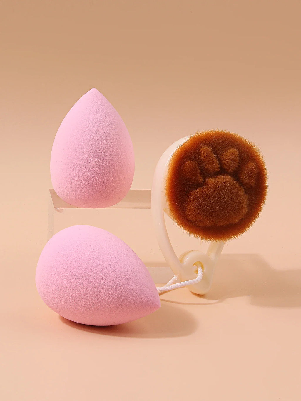 Facial Cleansing Kit – Soft Face Brush & Makeup Sponges