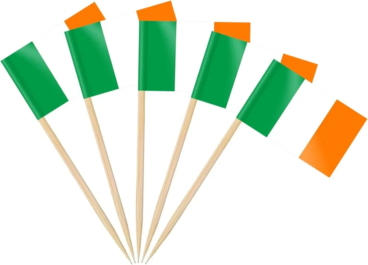 Mexico Flag Toothpicks 100pk – Mini Food Picks & Party Toppers