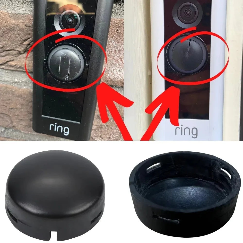 4-Pack Silicone Doorbell Button Replacement for Ring Pro
