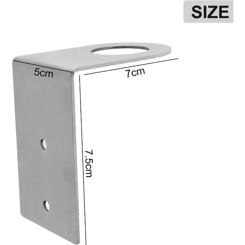Wall-Mounted Soap Dispenser Holder | No-Drill Stainless Steel