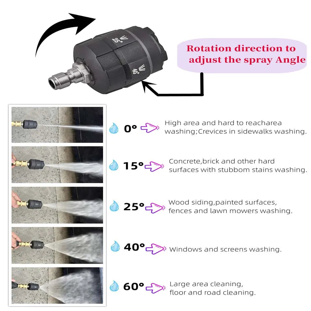 High Pressure Washer Spray Gun 5-in-1 Nozzle M22 Car Wash