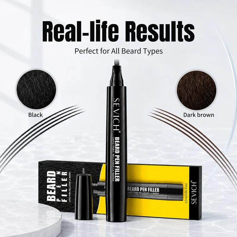 SEVICH Waterproof Beard Filler Pen | Fuller Beard Instantly