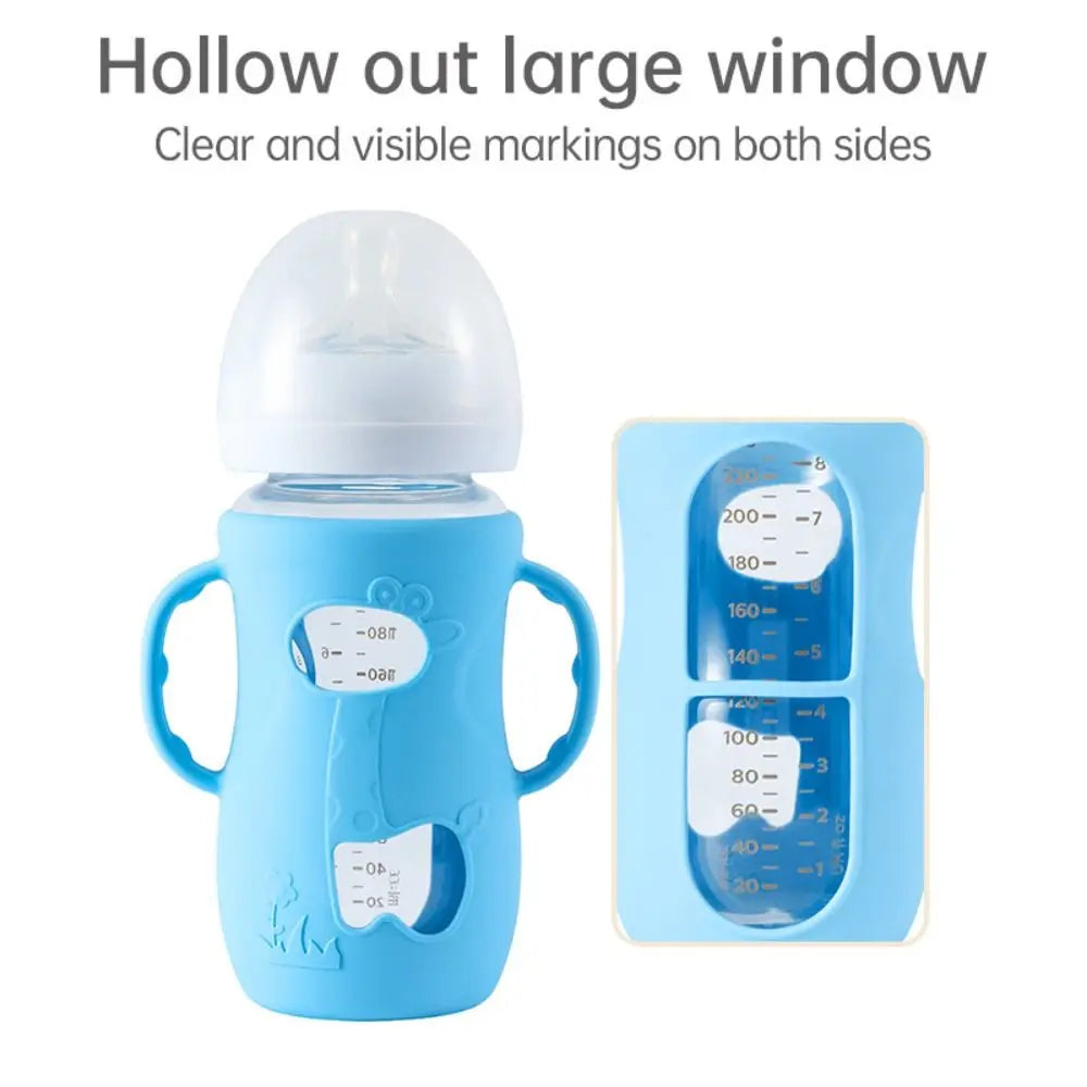 Silicone Baby Bottle Sleeve – BPA-Free, Anti-Break & Thermal