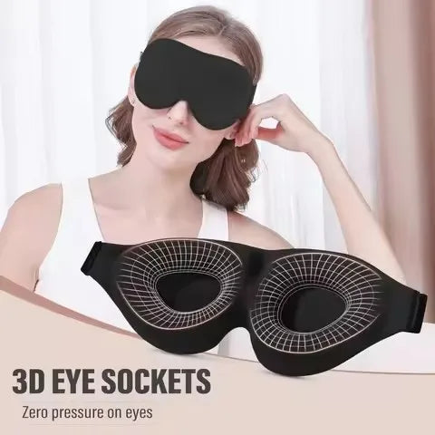 3D Sleep Eye Mask – Soft, Breathable & Light Blocking
