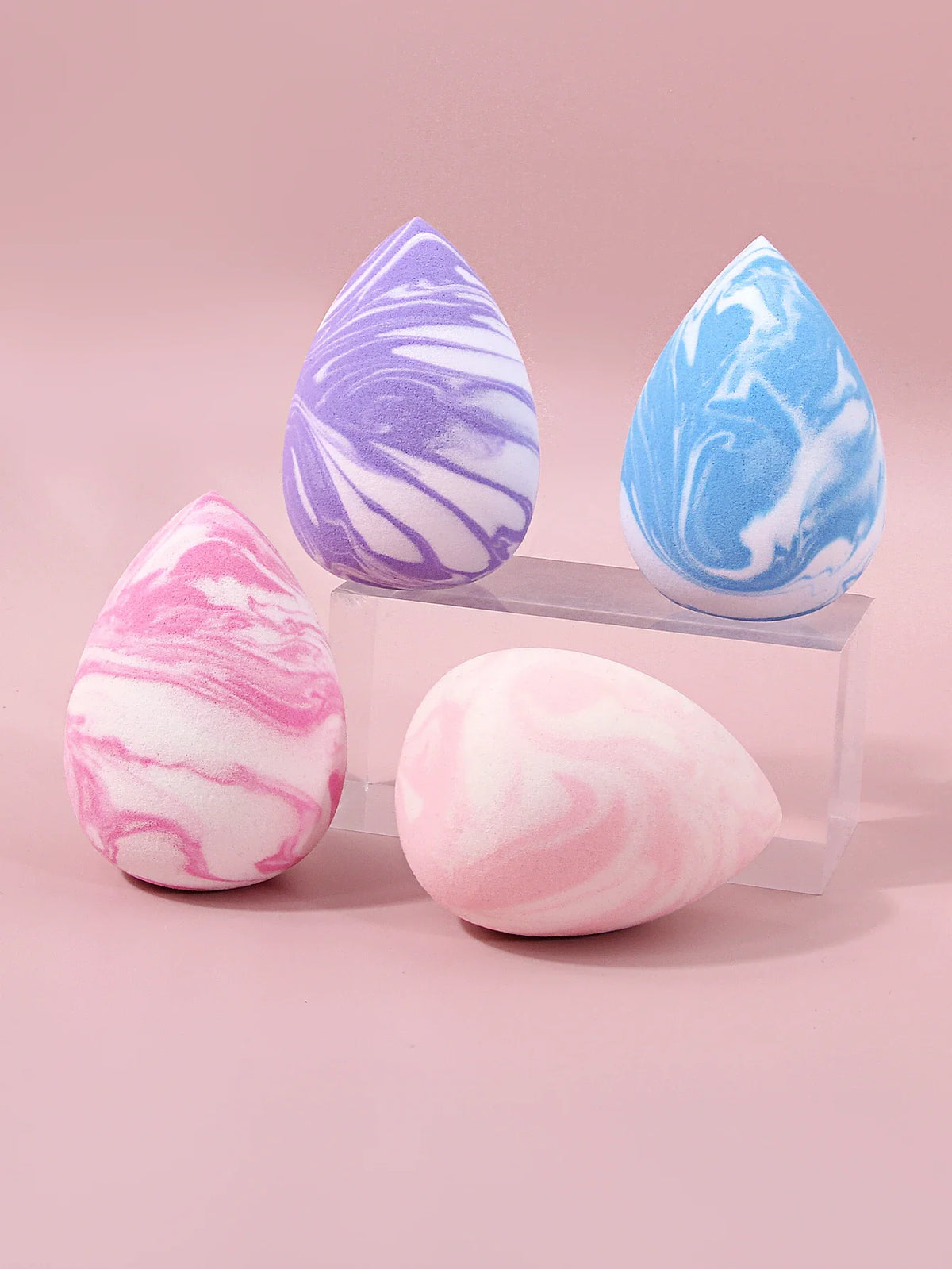 4Pcs Makeup Sponge Set – Dry & Wet BB Cream Powder Puff