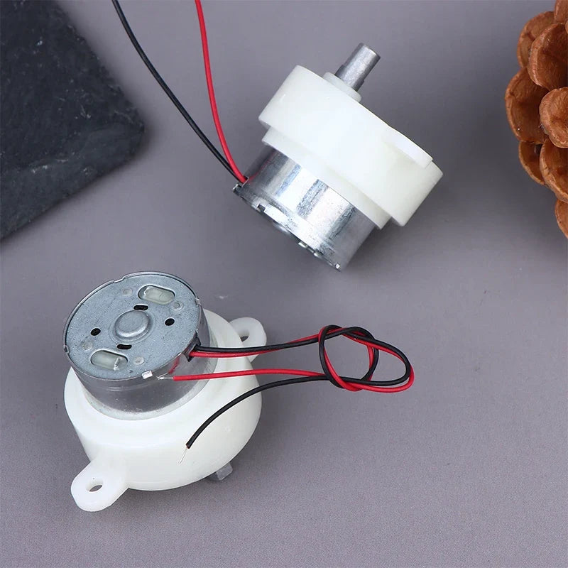DC 3V–7.4V 12RPM Mini 300 Gear Reduction Motor 32mm DIY
