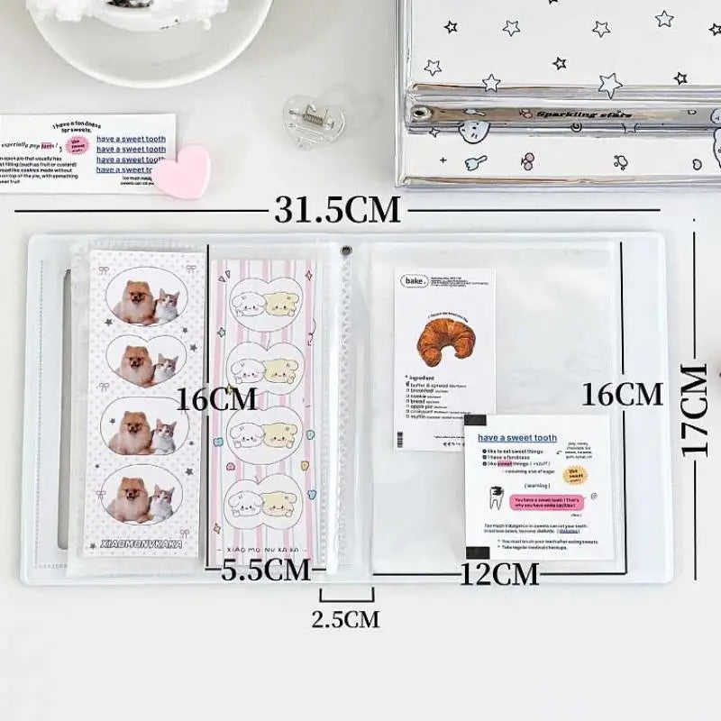 4-Grid Photo Strip & Card Album – Holds 40 Strips & 20 4x6 Photos