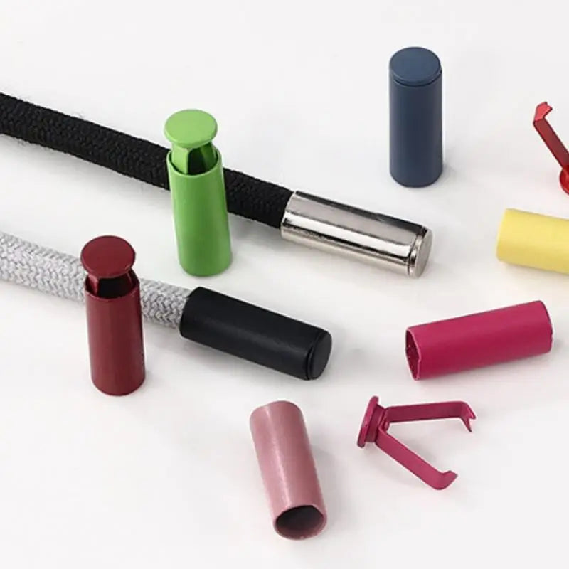 20Pcs Metal Cord End Stoppers for DIY Bags, Shoes & Lanyards