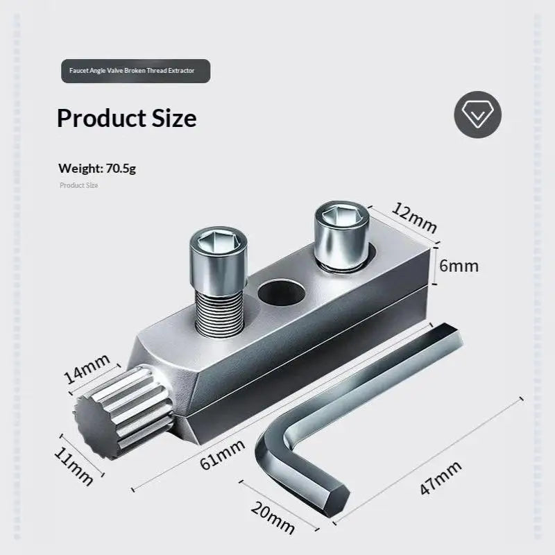 Heavy Duty Broken Screw Extractor – 1/2 & 3/4 Inch Pipes
