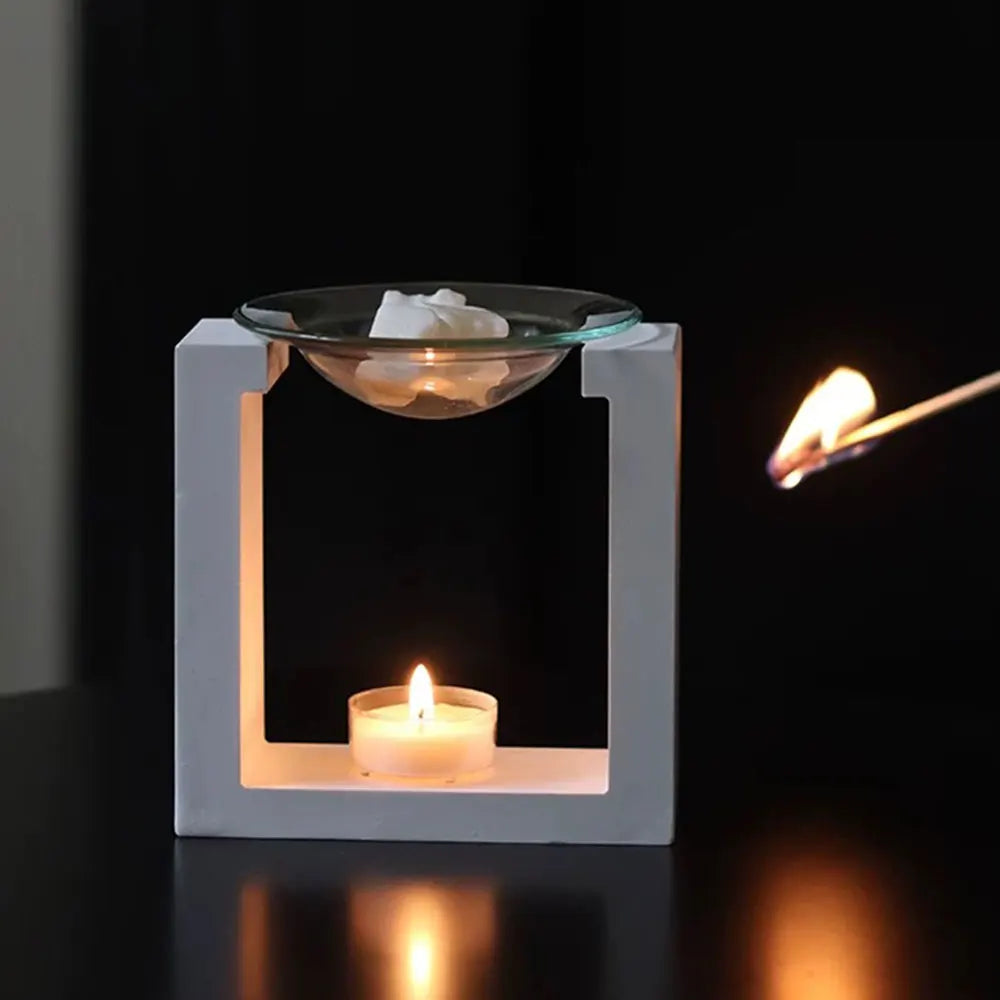 Square Silicone Mold – DIY Candle Holder & Aroma Diffuser Mould
