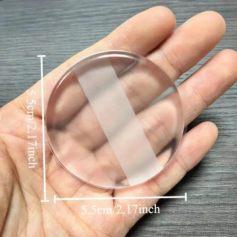 Clear Silicone Powder Puffs | Non-Absorbent Cosmetic Blender