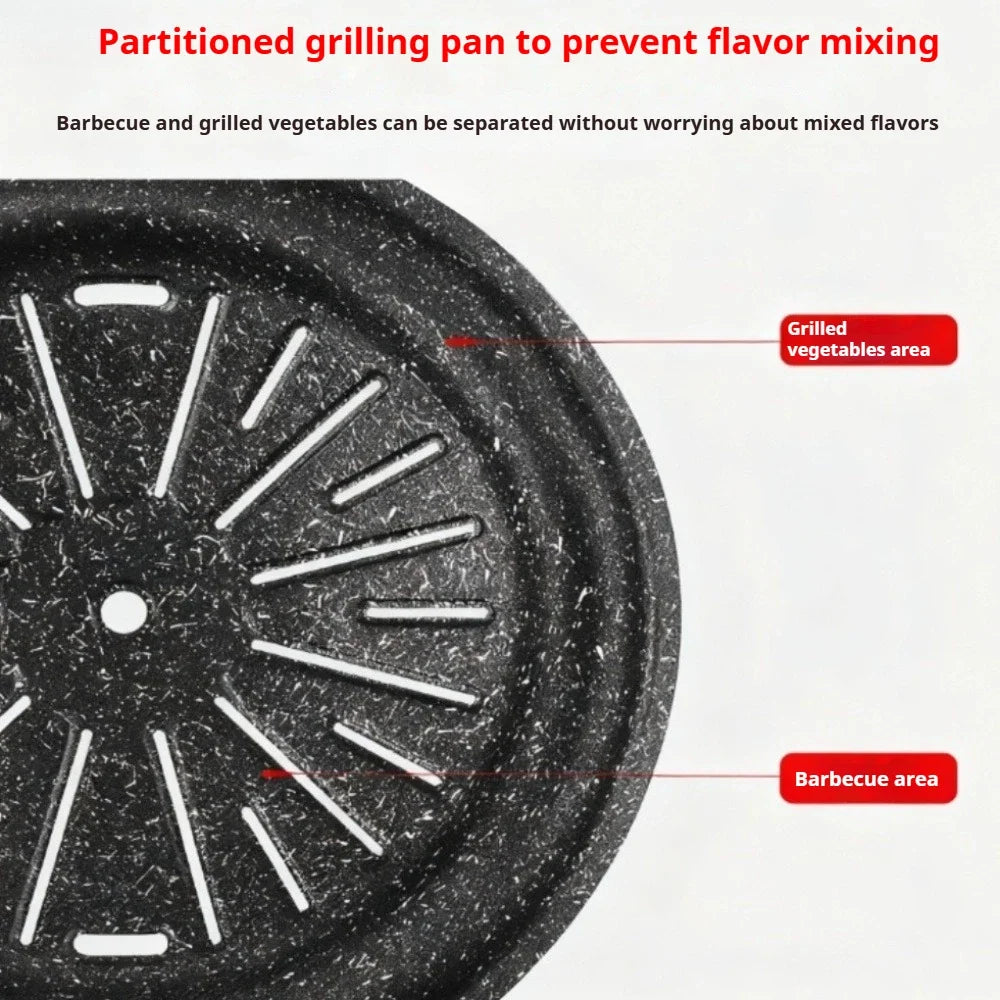 KOSUN Aluminum Round Nonstick BBQ Grill Pan – Camping & Outdoor