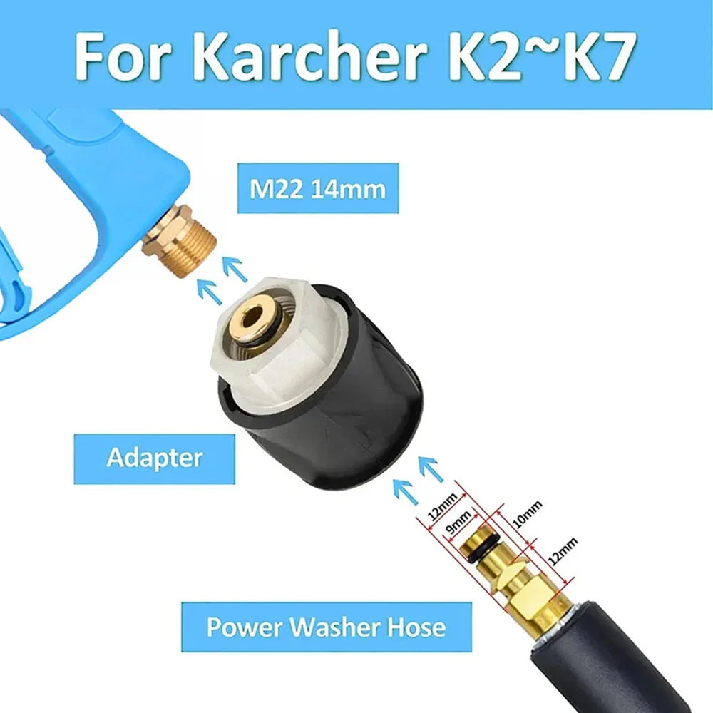 Snow Foam Gun G1/4 Car Cleaning Cannon – Kärcher Bosch Lavor