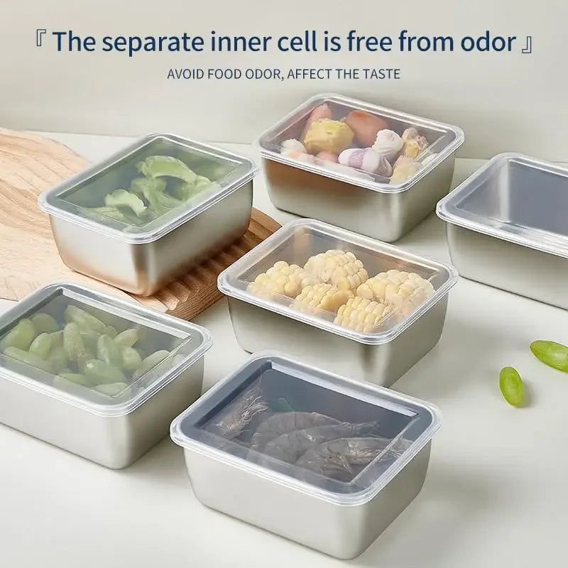 Stainless Steel Airtight Food Storage Container with Lid