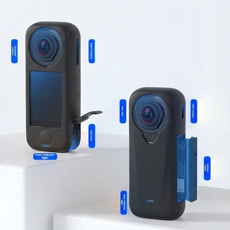 Silicone Case for Insta360 X4 Air | Lens Cover & Full Protection