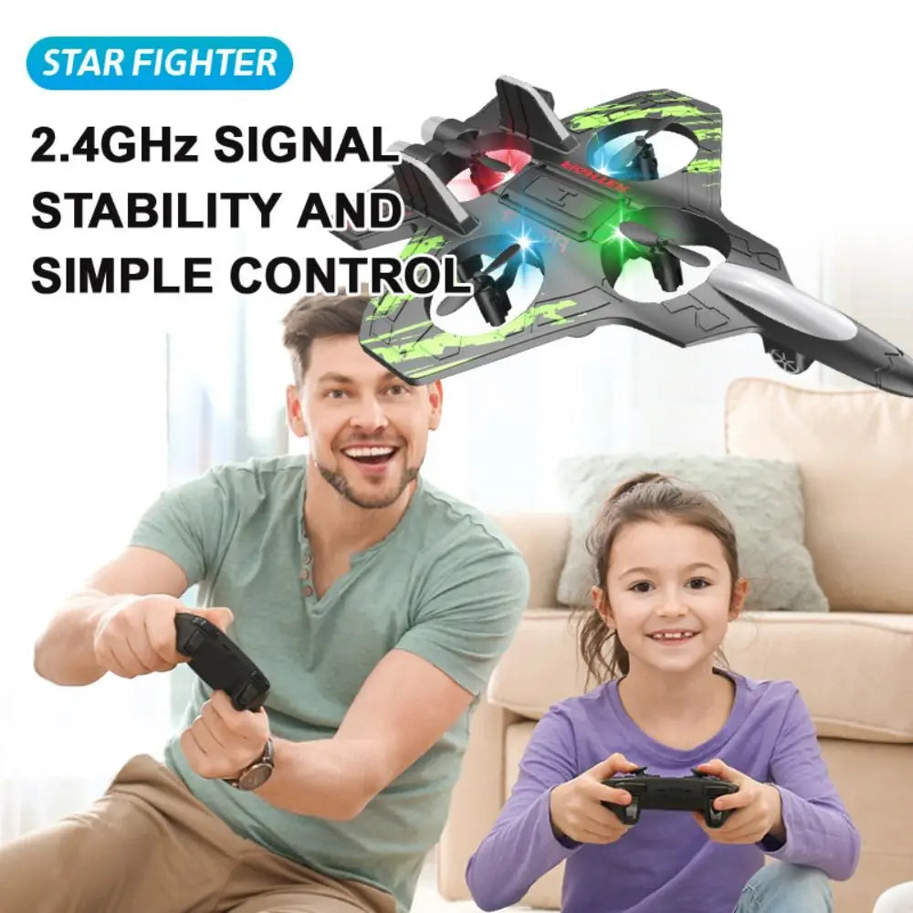 2.4GHz Foam RC Plane – Gravity Sensing Stunt Roll for Kids
