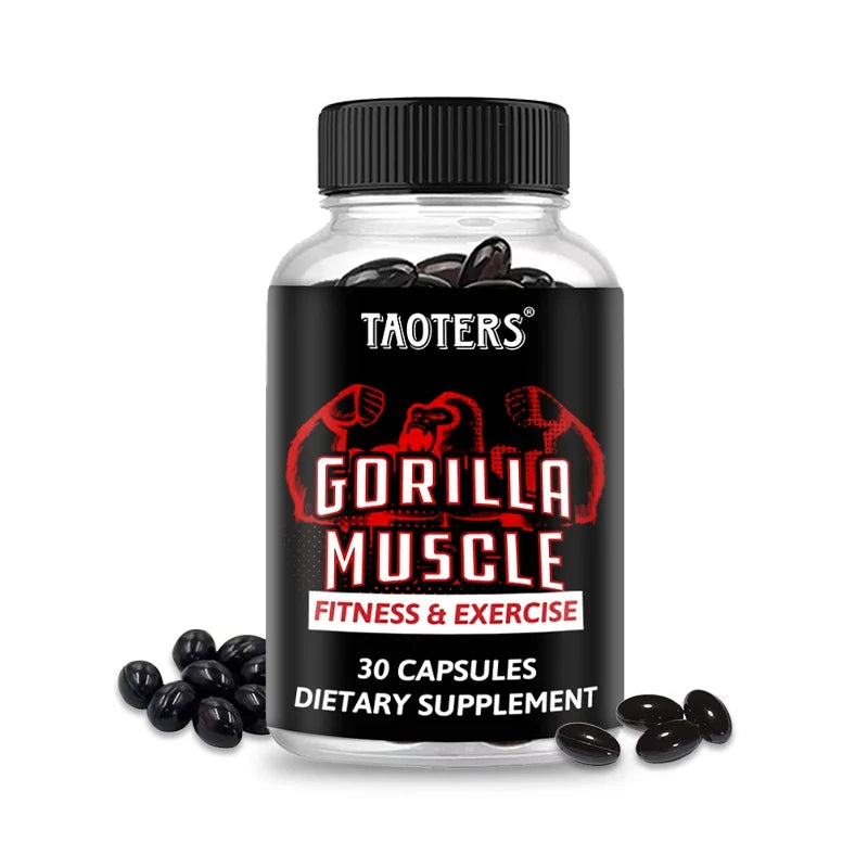 Gorilla Muscle Capsules – Horny Goat Weed, Ginseng & Maca Root