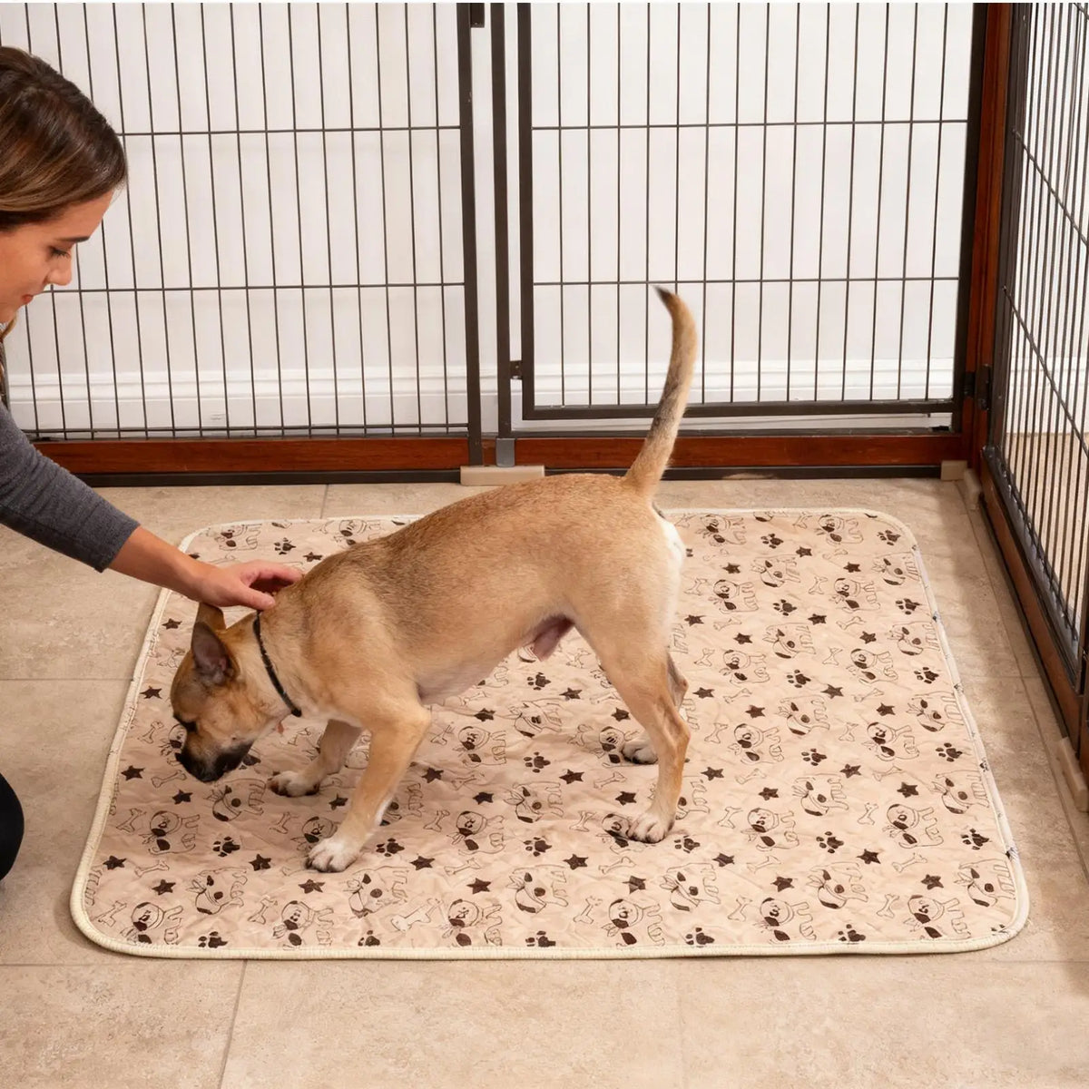 Reusable Dog Pee Pads – Washable Waterproof Training Mat