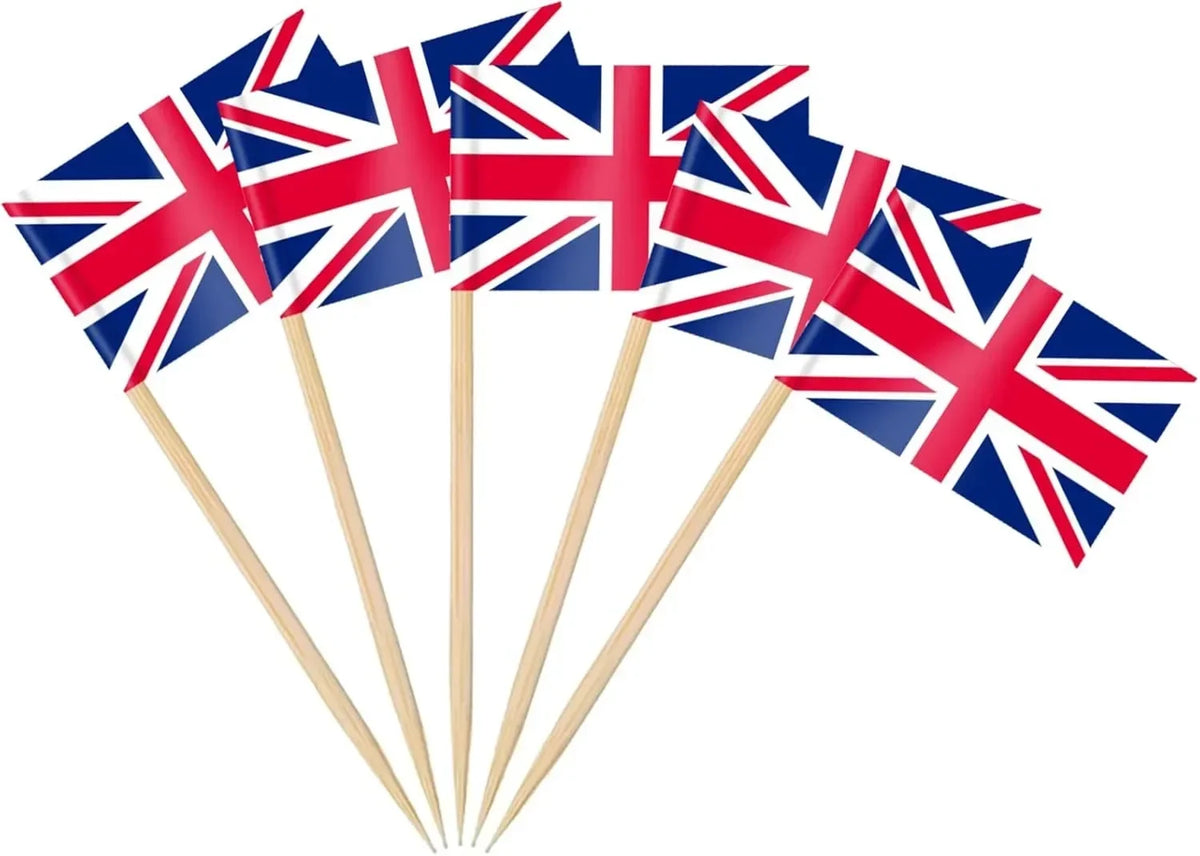 Mexico Flag Toothpicks 100pk – Mini Food Picks & Party Toppers