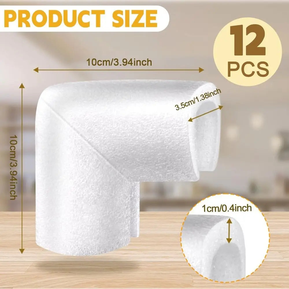 12-Pack Reusable EPE Foam Corner Protectors – Edge Guards