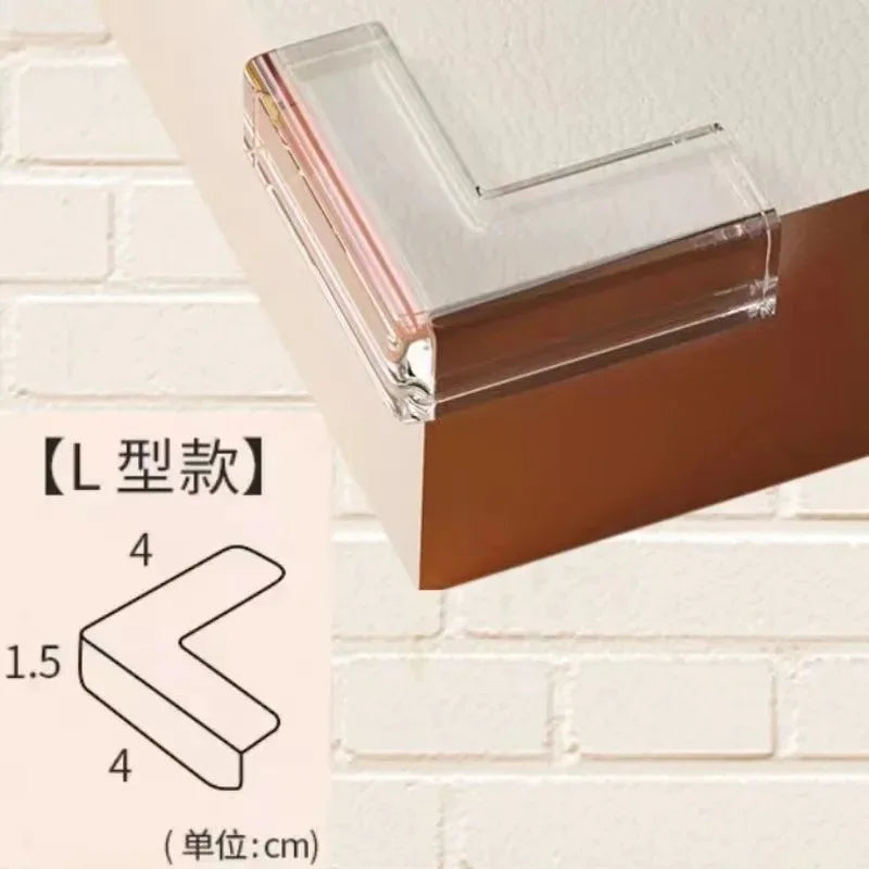 Transparent Silicone Corner Guards – Furniture Edge Bumpers