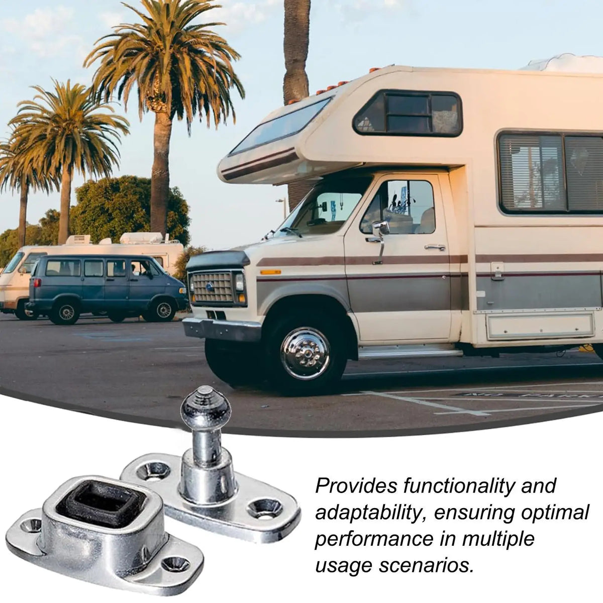 RV Door Holder Catch – Trailer Door Latch Stopper Bracket
