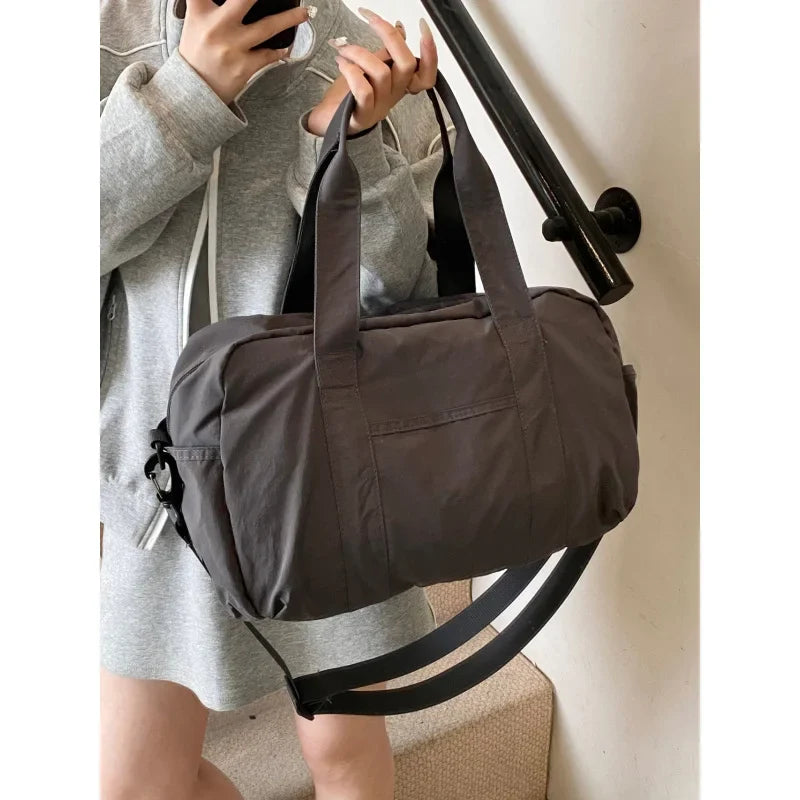 Large-Capacity Nylon Travel & Yoga Duffel Bag – Unisex
