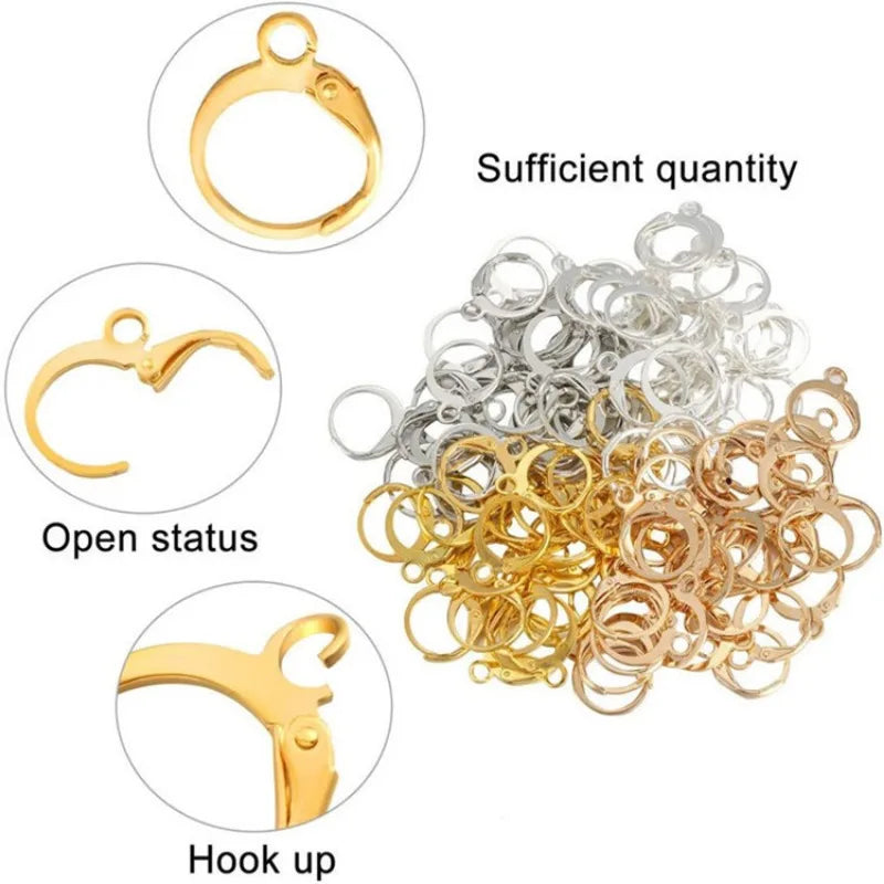 30pcs French Earring Hooks Copper DIY Jewelry Making Findings