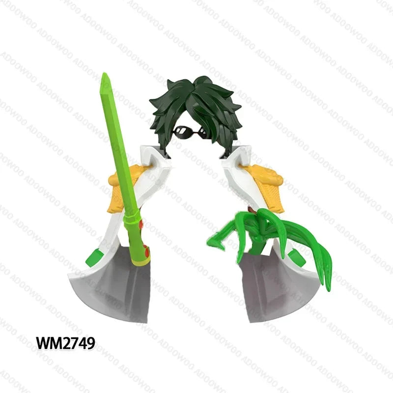 One Piece Anime Building Block Figure – Luffy Zoro Toy