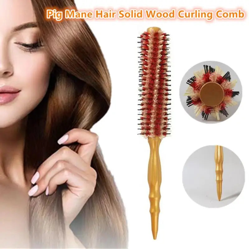 Round Curling Brush Comb for Medium to Long Hair | Nixie